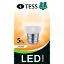 Лампа светодиодная B45 5 Вт "TESS" E27  6500K rasm