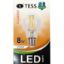Изображение Лампа светодиодная филамент "TESS" A60 8 Вт E27  2700K