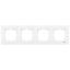 90960203 KARRE ECO 4-lik ramka oq VIKO 120 dona surati