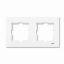 Изображение WNTF08022WH-EU1 ARKEDIA ECO Рамка 2-ая белая VIKO l20шт