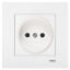 90960007 KARRE ECO Розетка белая rasm