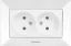 Изображение WNTC02042WH-EU1 ARKEDIA ECO Розетка 2-ая белая