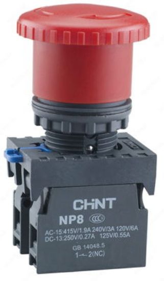 Picture of Кнопка Грибок NP8-11ZS/1 RED (с фиксацией)