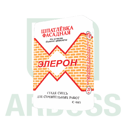 ELERON 003 Oq fasad uchun Shpatlevka rasm
