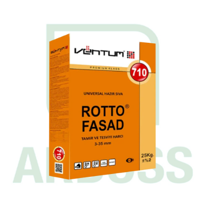Изображение Фасадная цементная штукатурка Ventum Rotto Fasad Avtomat 710 25 кг
