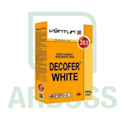 Изображение Декоративная штукатурка Ventum Decofer 203 (белый) (25 кг)