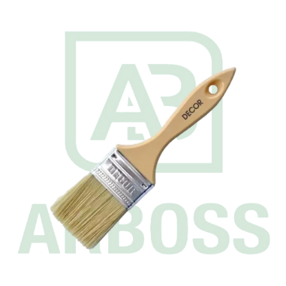 Yassi cho'tka (bo'yoq cho'tkasi) "DEKOR" dushanba, 20x10 mm, engil aralash cho'tkalar, plastik tutqich rasm