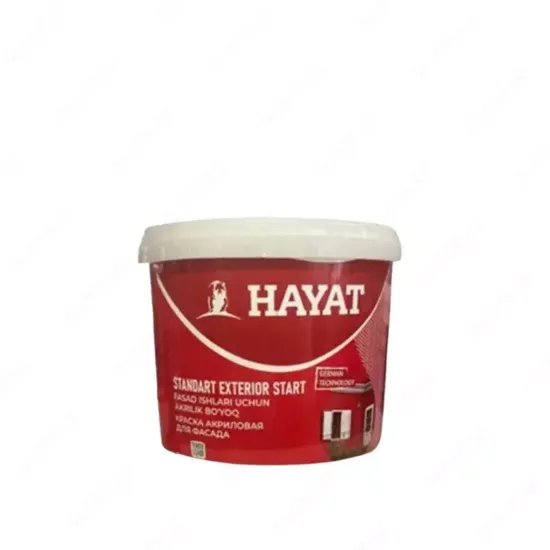 Изображение Акриловая фасадная краска Hayat fasad (start) 10 kg