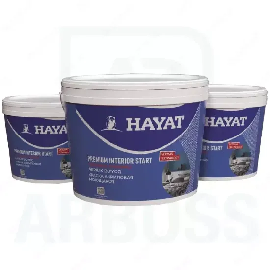 акриловая краска HAYAT Premium Interior start(4,5 кг) rasm