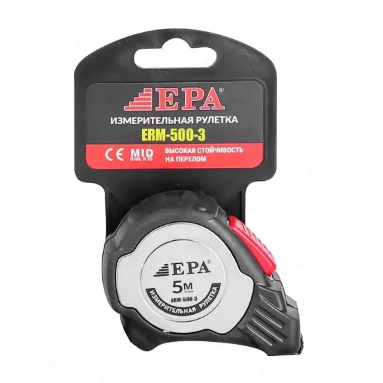 Измерительная рулетка (металлическая лента) "EPA" ERM-500-3, 5 м, шир. 19 мм, rasm