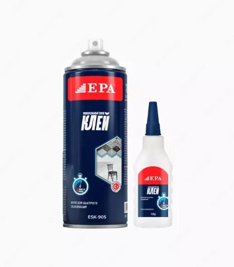 Набор универсального клея-герметика "EPA" ESK-904, 400 мл./125 гр., уп. 2 шт. rasm
