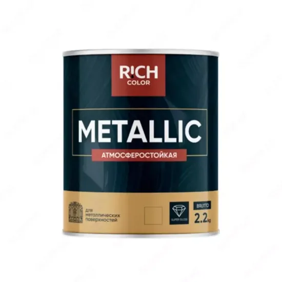 Краска Rich Metallik(1КГ) – блеск и защита металла! rasm