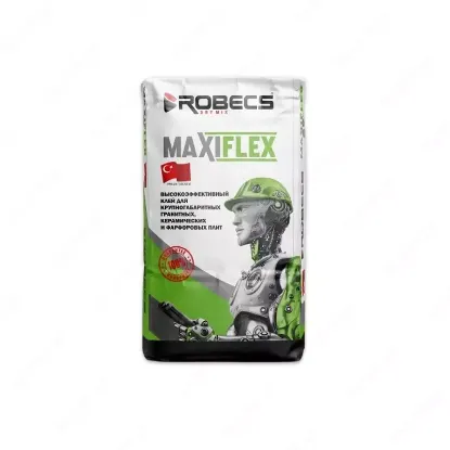 ROBECS MAXIFLEX 25 КГ - суперэластичный готовый сухой клей. rasm