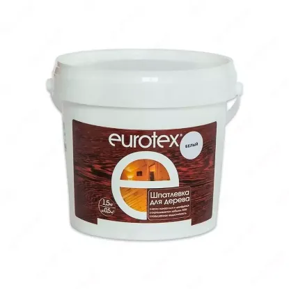 Eurotex Шпатлевка для дерева (1.5 кг) - высококачественная шпатлевка специально rasm