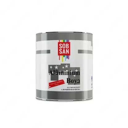 Sob San Aluminium Boya (Краска для алюминия, 400°C, 2.5 кг) - теплоустойчивая краска на rasm