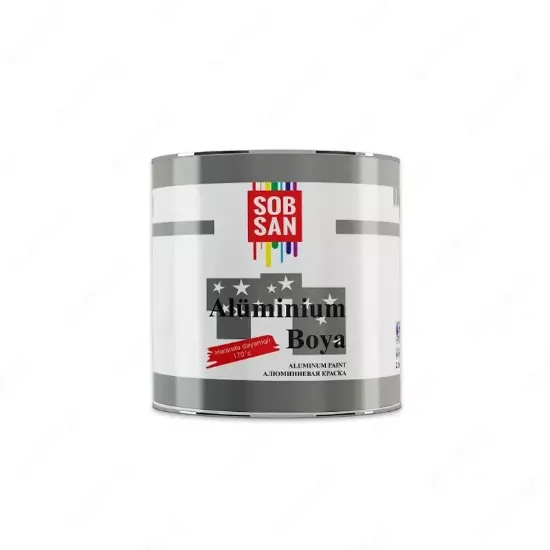 Изображение SOB SAN Aluminium Алюминиевая краска (125 мл).