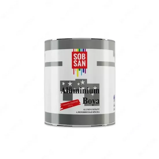 SOB SAN Aluminium Алюминиевая краска (750 мл) – высококачественная краска на rasm