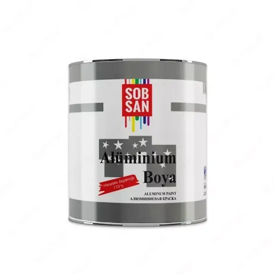 Изображение Sob San Aluminium Boya (Краска для алюминия, 400°C, 2,5 л)