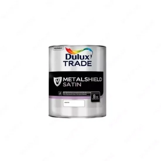 Dulux Metalshield Satin Black (5 л)— это высокопроизводительная однокомпонентная краска. rasm