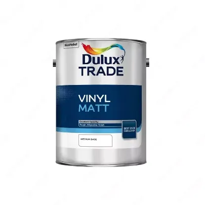 Dulux Trade Vinyl Matt Medium Base BM (2.5 л) — высококачественная rasm