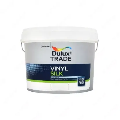 Dulux Trade Vinyl Silk Light Base BS (10 л) — высококачественная водоэмульсионная краска с rasm