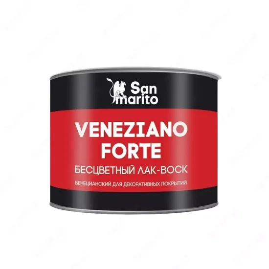 San Marito Veneziano Forte (Безцветный лак-воск, 300 г) — безцветный лак-воск на водной rasm