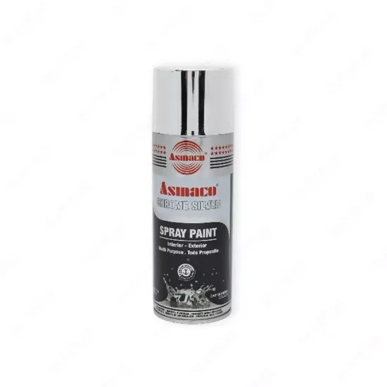 Asmaco Chrome Silver Spray Paint 400 мл rasm