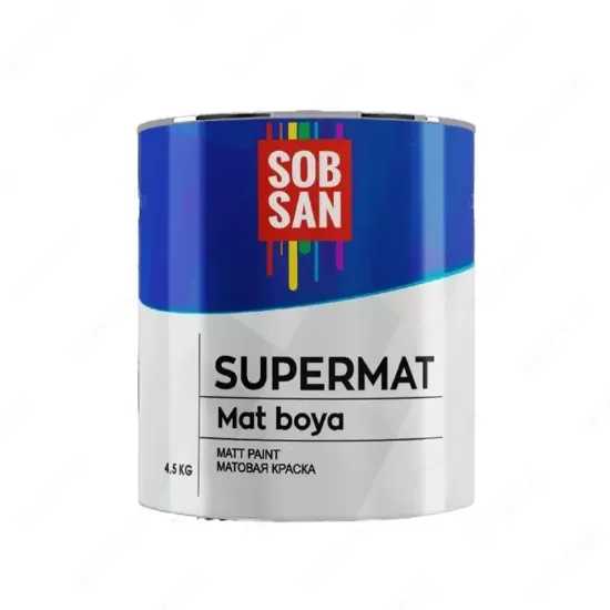 Краска SOB SAN SUPERMAT 4,5 кг. rasm