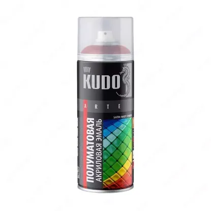 Kudo полуматовая акриловая эмаль Satin matt finish 520 мл. rasm