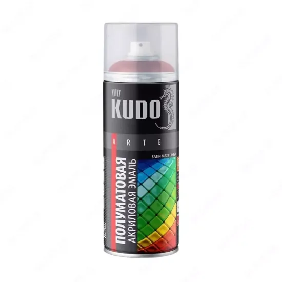 Изображение Kudo полуматовая акриловая эмаль Satin matt finish 520 мл.