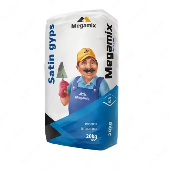 Шпаклёвка mega satin 51 (20 кг) rasm