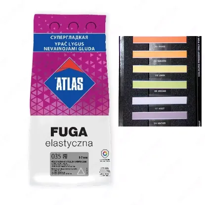 Изображение ATLAS FUGA CERAMICZNA 219 Pomarańczowy (2 кг)
