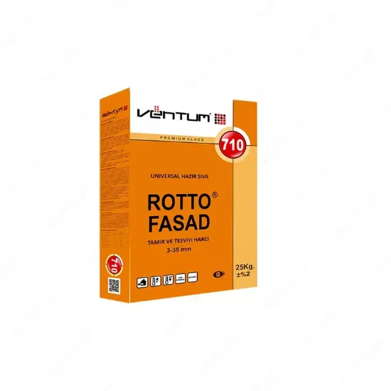 Фасадная цементная штукатурка Ventum Rotto Fasad Avtomat 710 25 кг rasm
