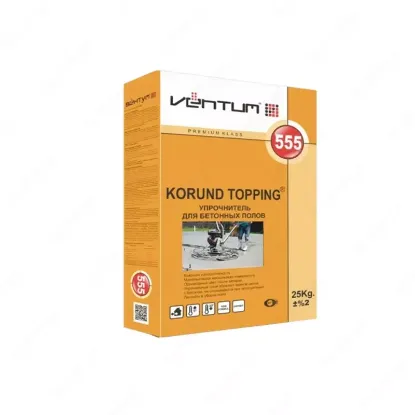 Сухой упрочнитель VENTUM KORUND TOPPING 555 SVETNOY (25 кг) rasm