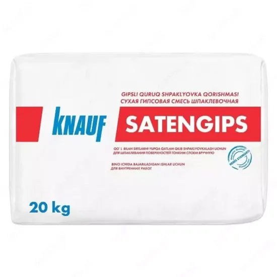 Сухая гипсовая смесь KNAUF Satengips (20 кг) rasm