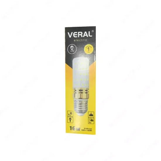 Лампа VERAL LED QANDIL E14-16W 2700K/4000K/6000K 220-240VAC rasm