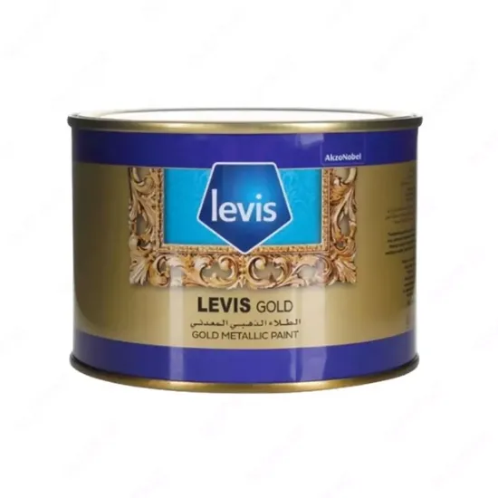 Декоративная металлическая краска - LEVIS GOLD ( 250 ML ). rasm
