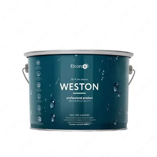 Лак по камню (с эффектом мокрого камня) "Elcon" Weston, 2 л, бесцветный. rasm