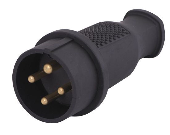 Picture of Вилка трехфазная 3Р+Е 3х32А 380V (каучук)