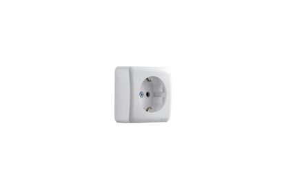 Изображение VIOLA Розетка с/з белый