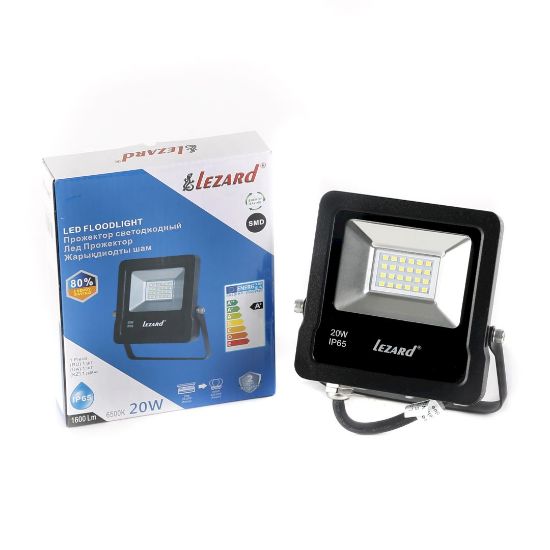 Изображение ЛЕД ПРОЖЕКТОР 20Вт, Алюминиевый корпус IP65 6500K 1600Lm