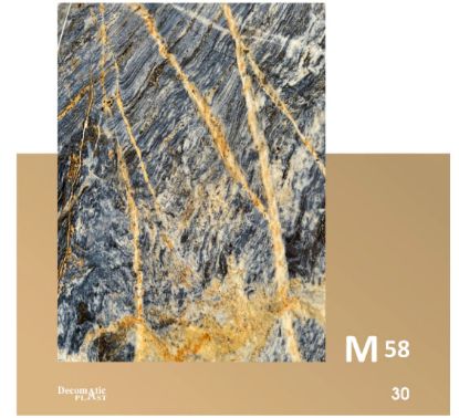 Изображение Decoplast. декоративные панели ПВХ Модель: М 58 Размер 1.22*280