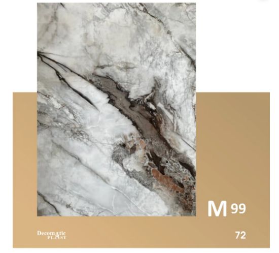 Decoplast. декоративные панели ПВХ Модель: М 99 Размер 1.22*280 rasm