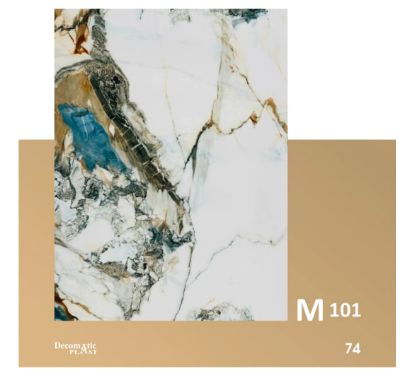 Decoplast. декоративные панели ПВХ Модель: М 101 Размер 1.22*280 rasm