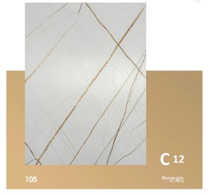 Decoplast. декоративные панели ПВХ Модель: С 12 Размер 1.22*280 rasm