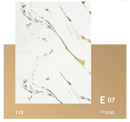 Decoplast. декоративные панели ПВХ Модель: Е 07 Размер 1.22*280 rasm