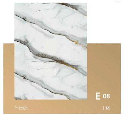 Decoplast. декоративные панели ПВХ Модель: Е 08 Размер 1.22*280 rasm