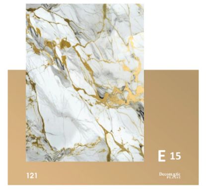 Decoplast. декоративные панели ПВХ Модель: Е 15 Размер 1.22*280 rasm