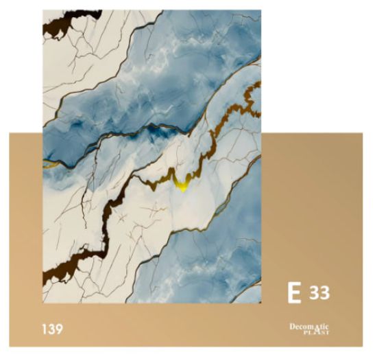Изображение Decoplast. декоративные панели ПВХ Модель: Е 33 Размер 1.22*280