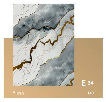 Decoplast. декоративные панели ПВХ Модель: Е 34 Размер 1.22*280 rasm